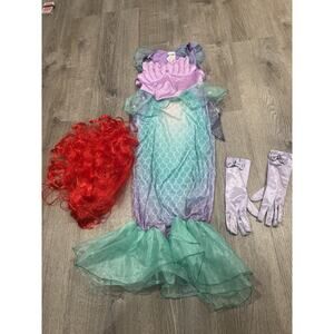 Fantasy Mermaid Halloween Costume Kids Medium 8-10 Read!